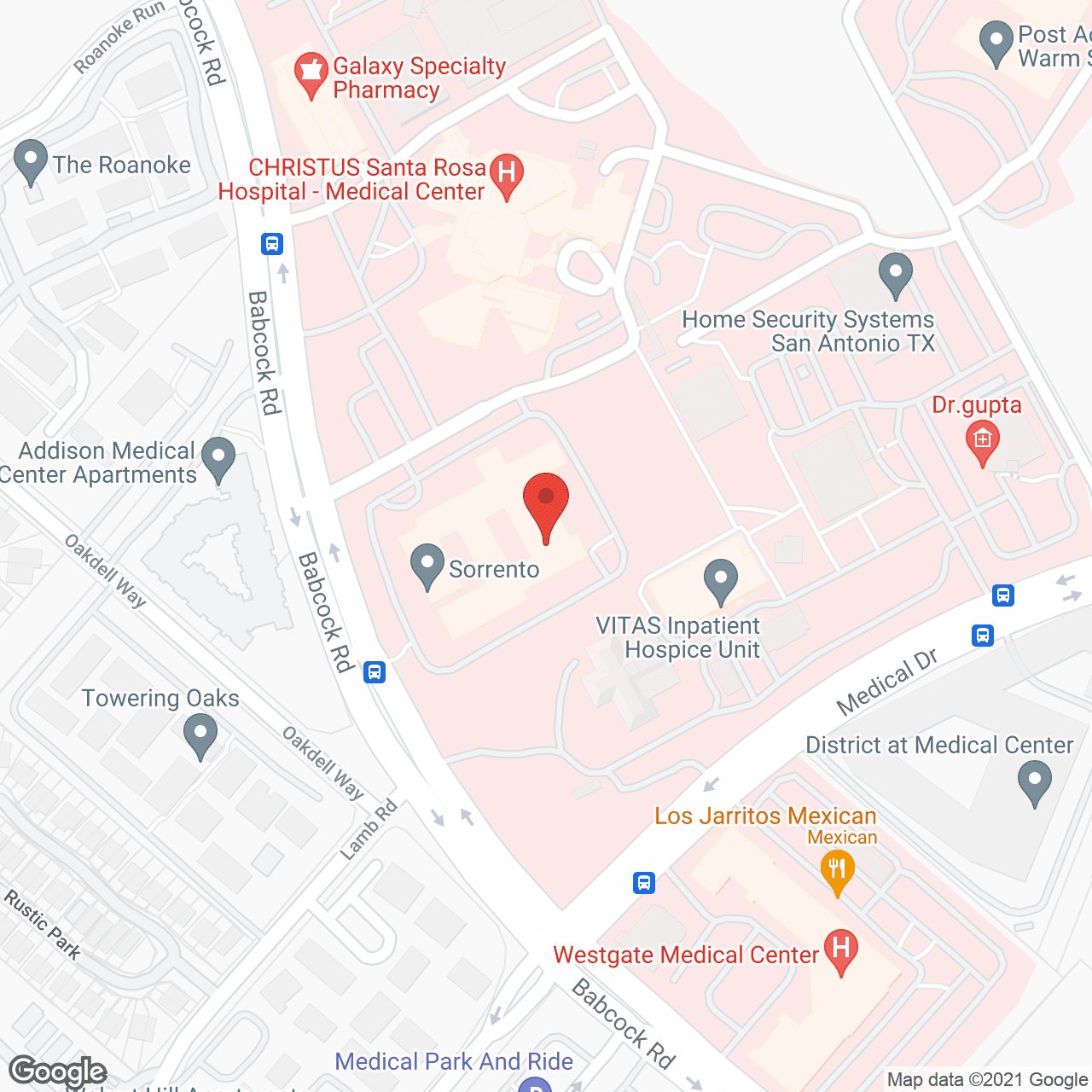 Sorrento in google map