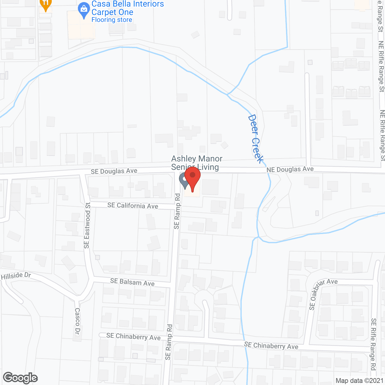 Ashley Manor - Ramp in google map