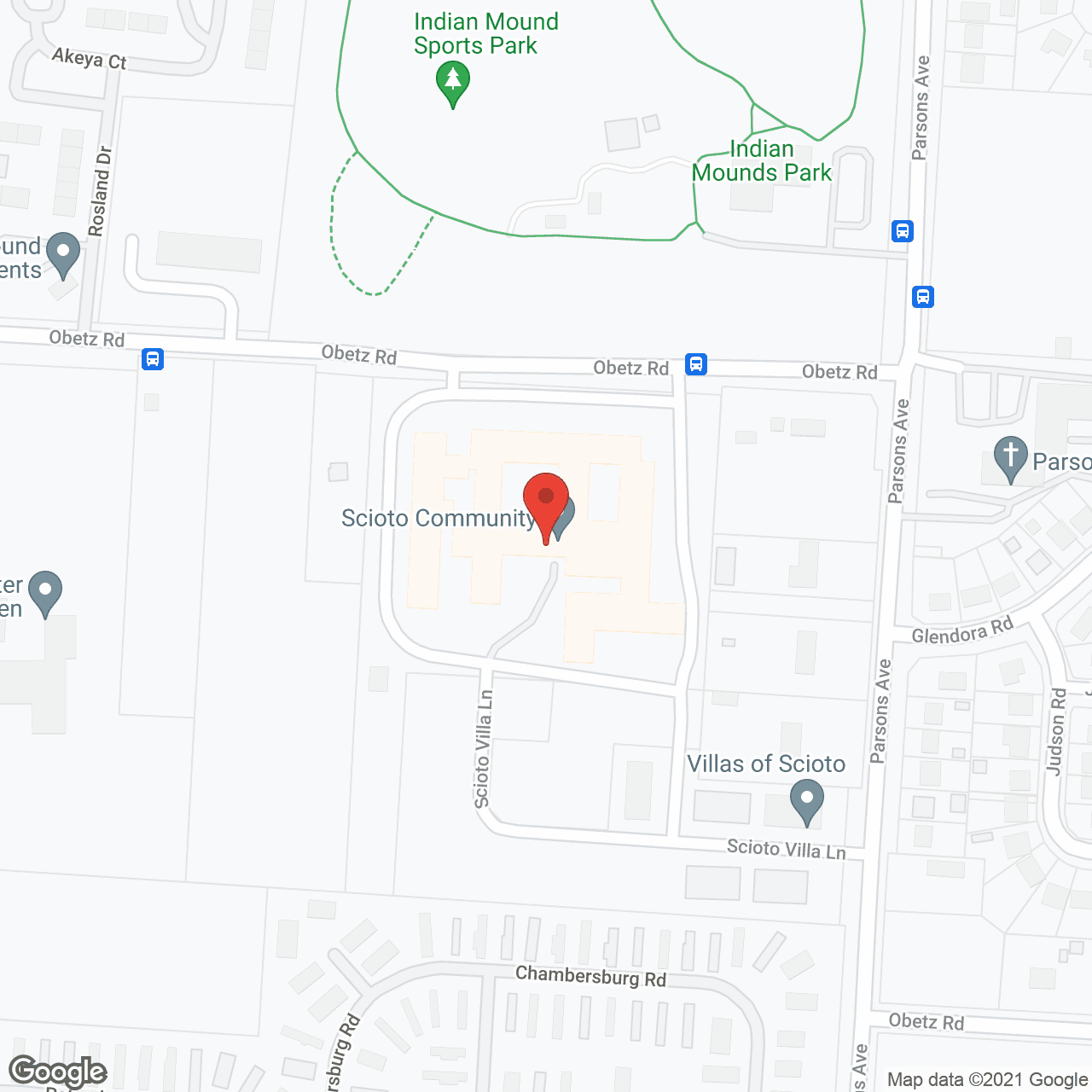Gardens and Villas of Scioto in google map