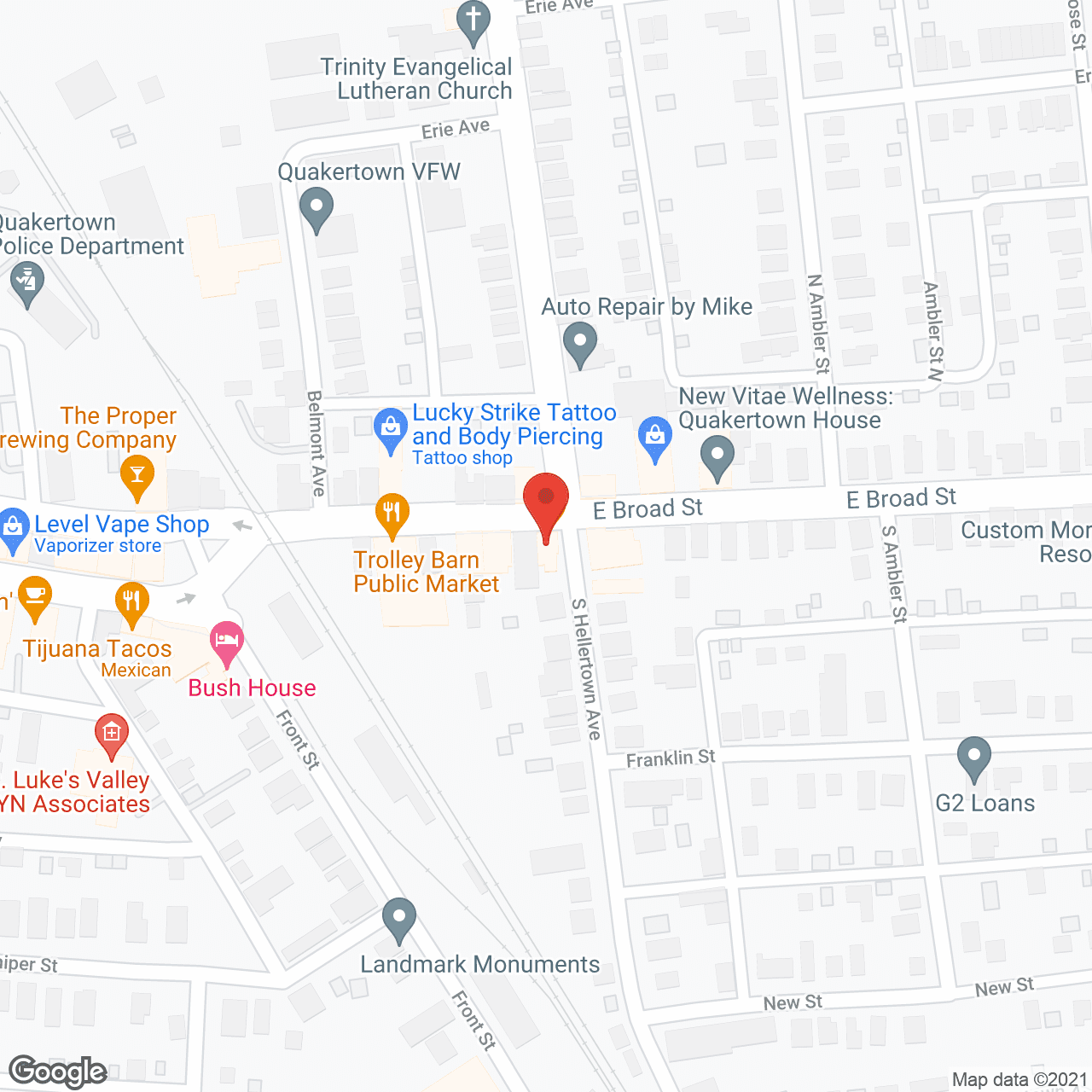 Pathways in google map