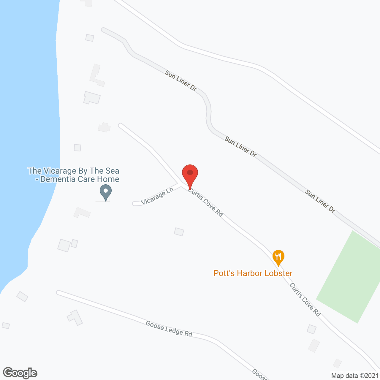 Vicarage By the Sea in google map