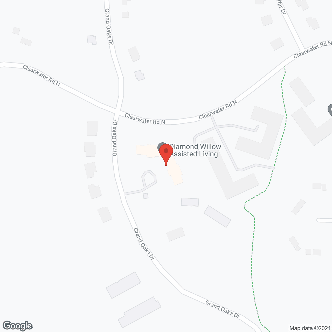 Diamond Willow Assisted Living of Baxter in google map
