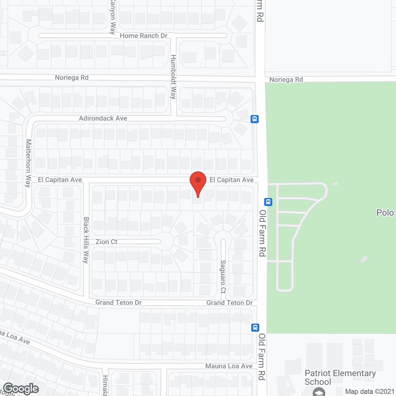 A and A Bakersfield Care Home in google map