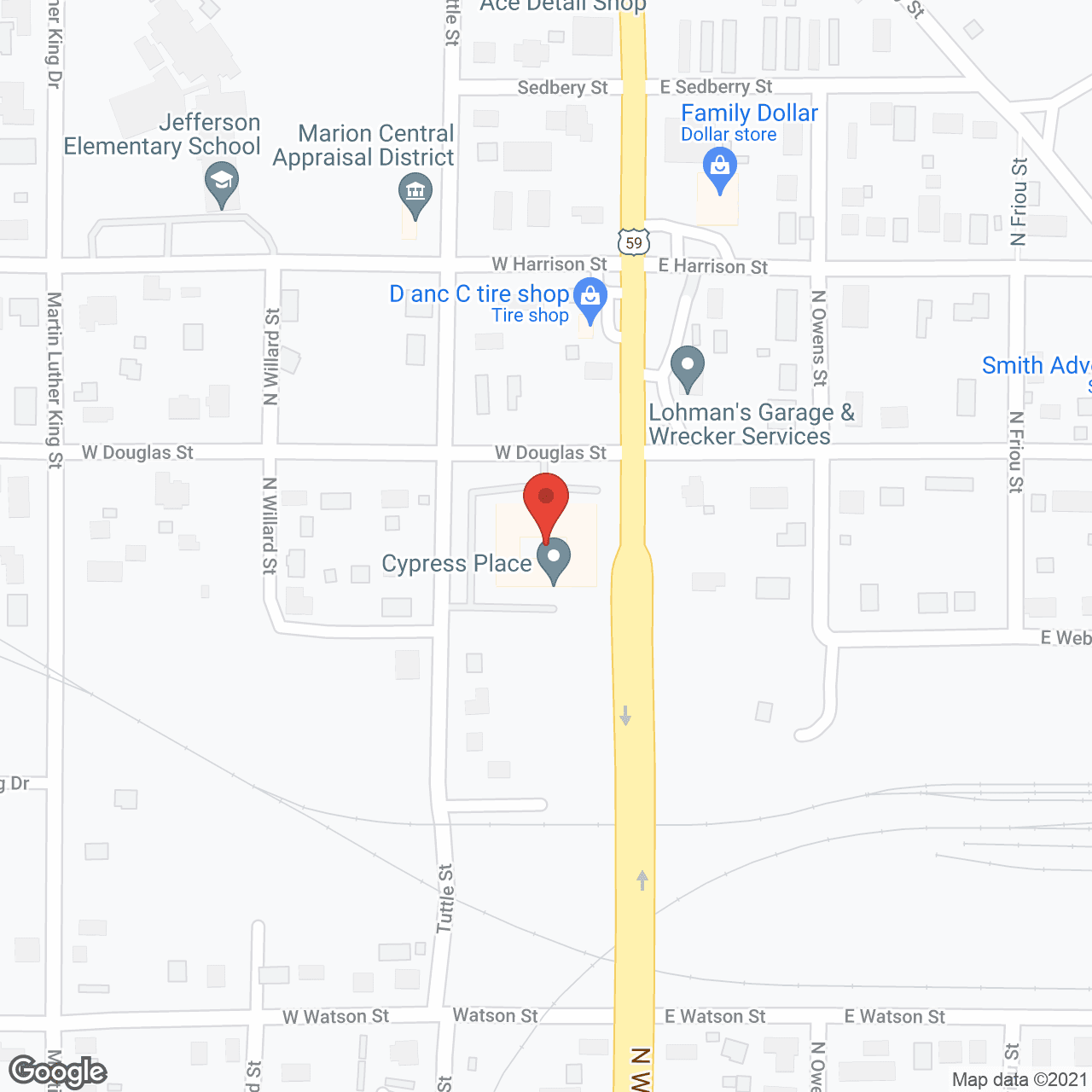 Cypress Place Assisted Living in google map