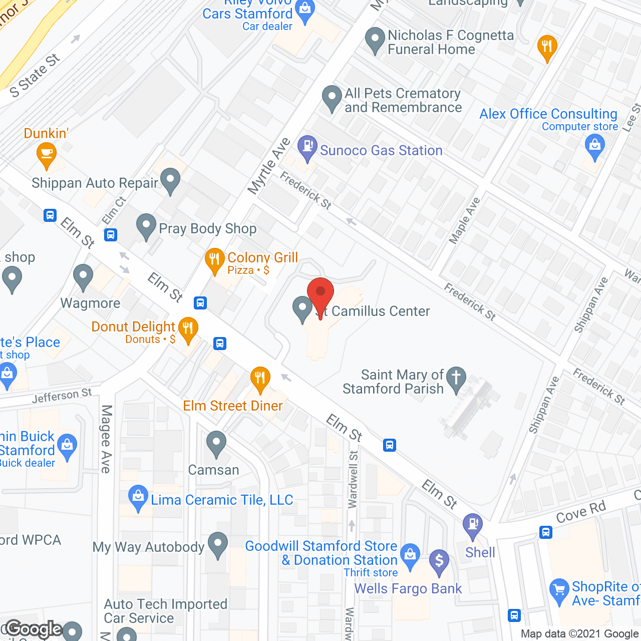 St Camillus Care and Rehabilitation Center in google map