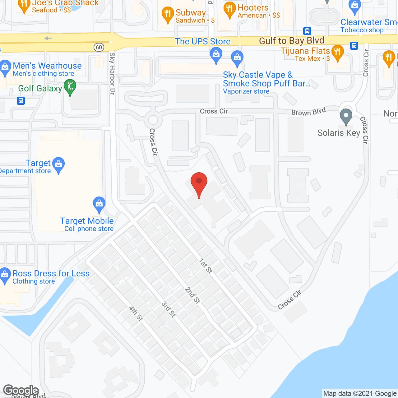 Harbourwood Health & Rehab Center in google map