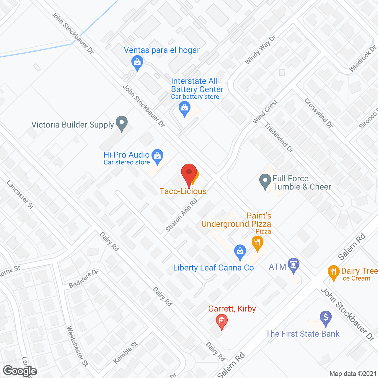 Salem Village Apartments in google map