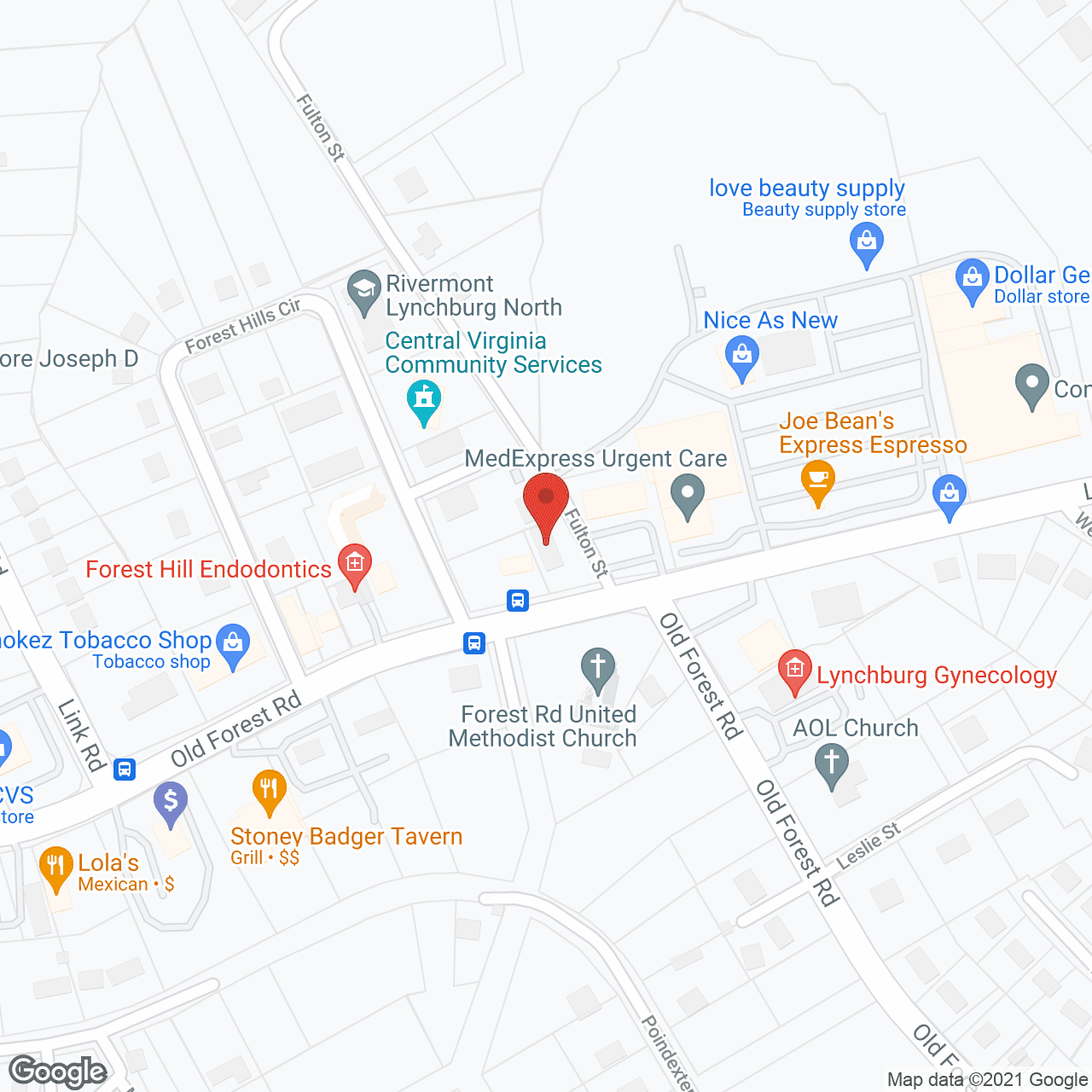 First Dominion Home Health Cr in google map