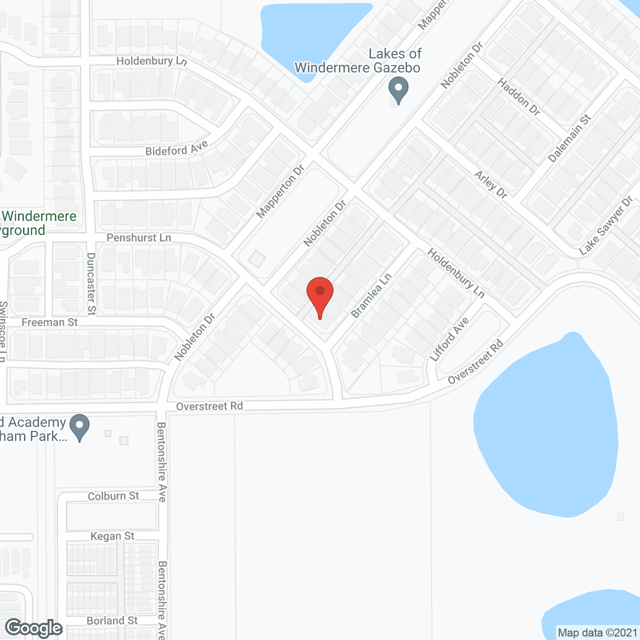 Windermere Assisted Living in google map