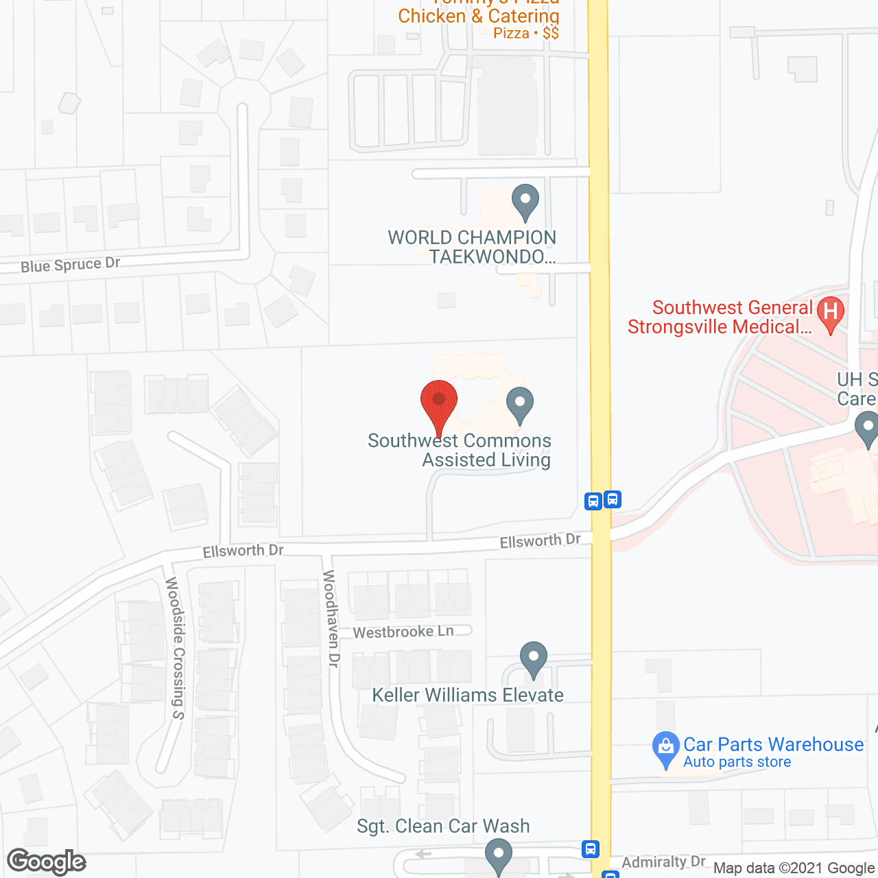 Southwest Commons by New Perspective in google map