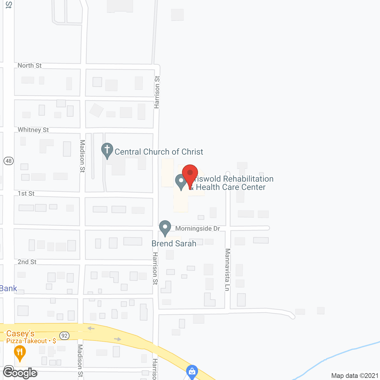 Griswold Assisted Living in google map