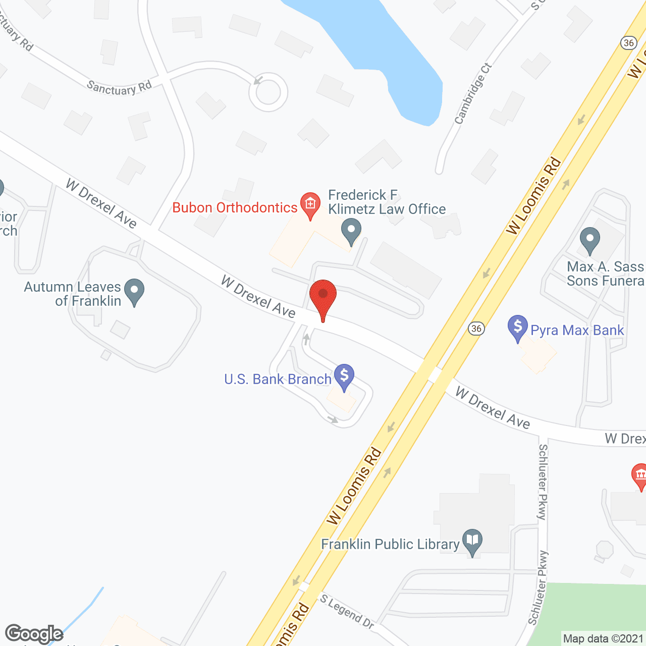 Franklin Place Memory Care in google map