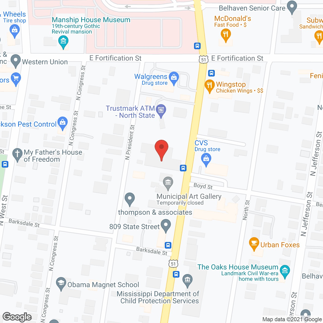 Admiral Retirement Center in google map