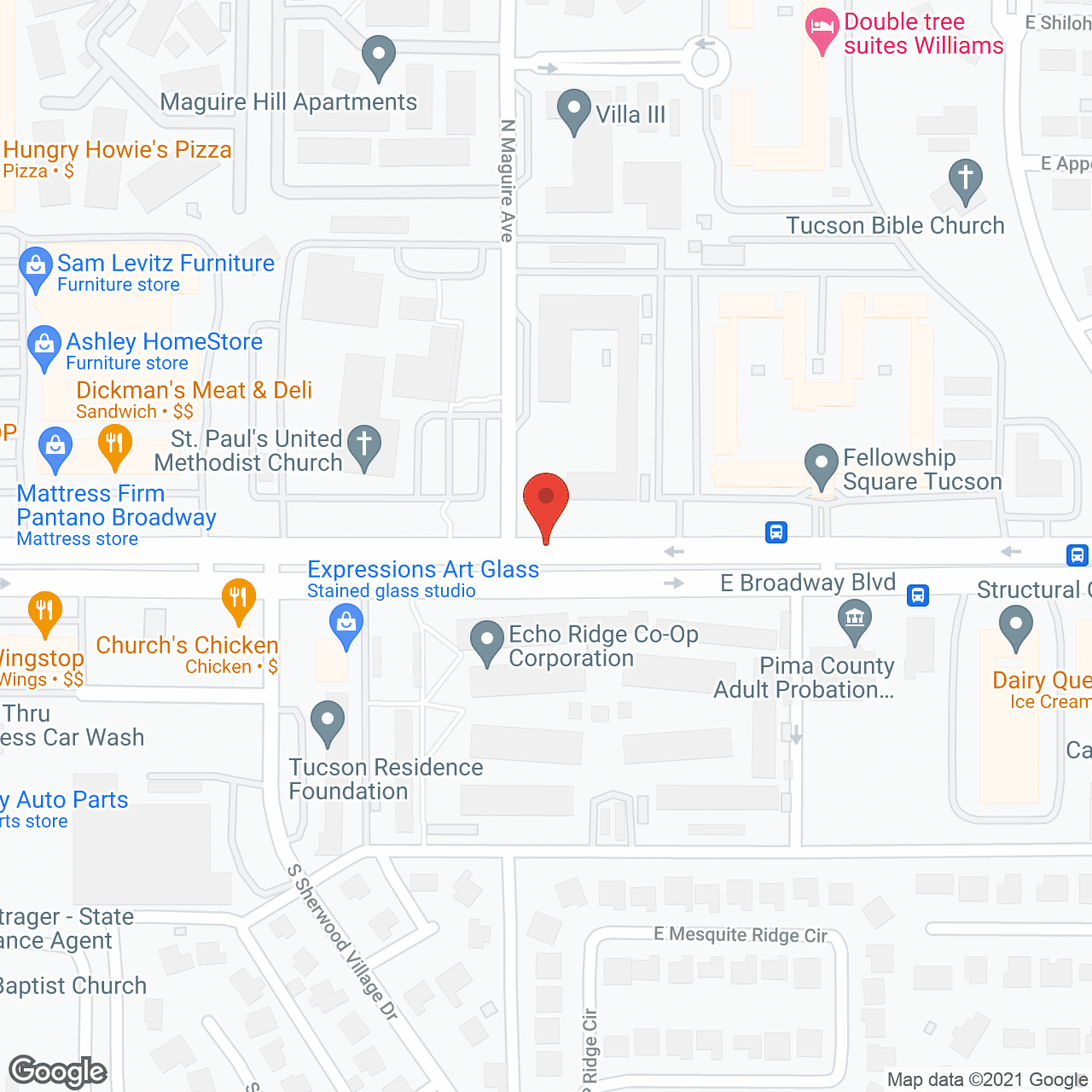 Fellowship Square at Tucson in google map