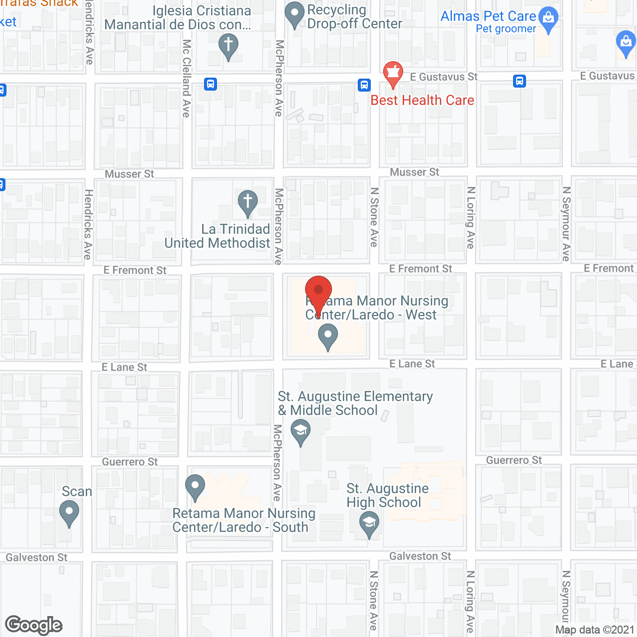 Retama Manor Laredo West in google map