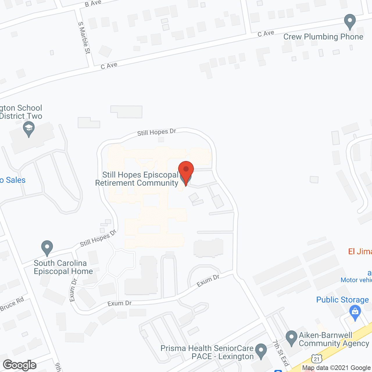 SC Episcopal Home at Still Hopes in google map