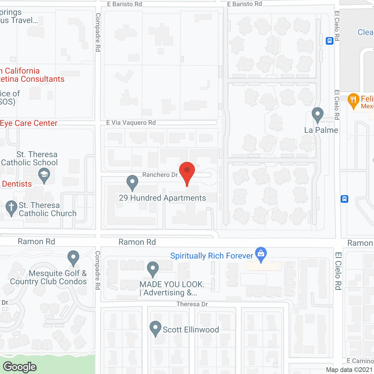 Premier Care Center for Palm Springs in google map