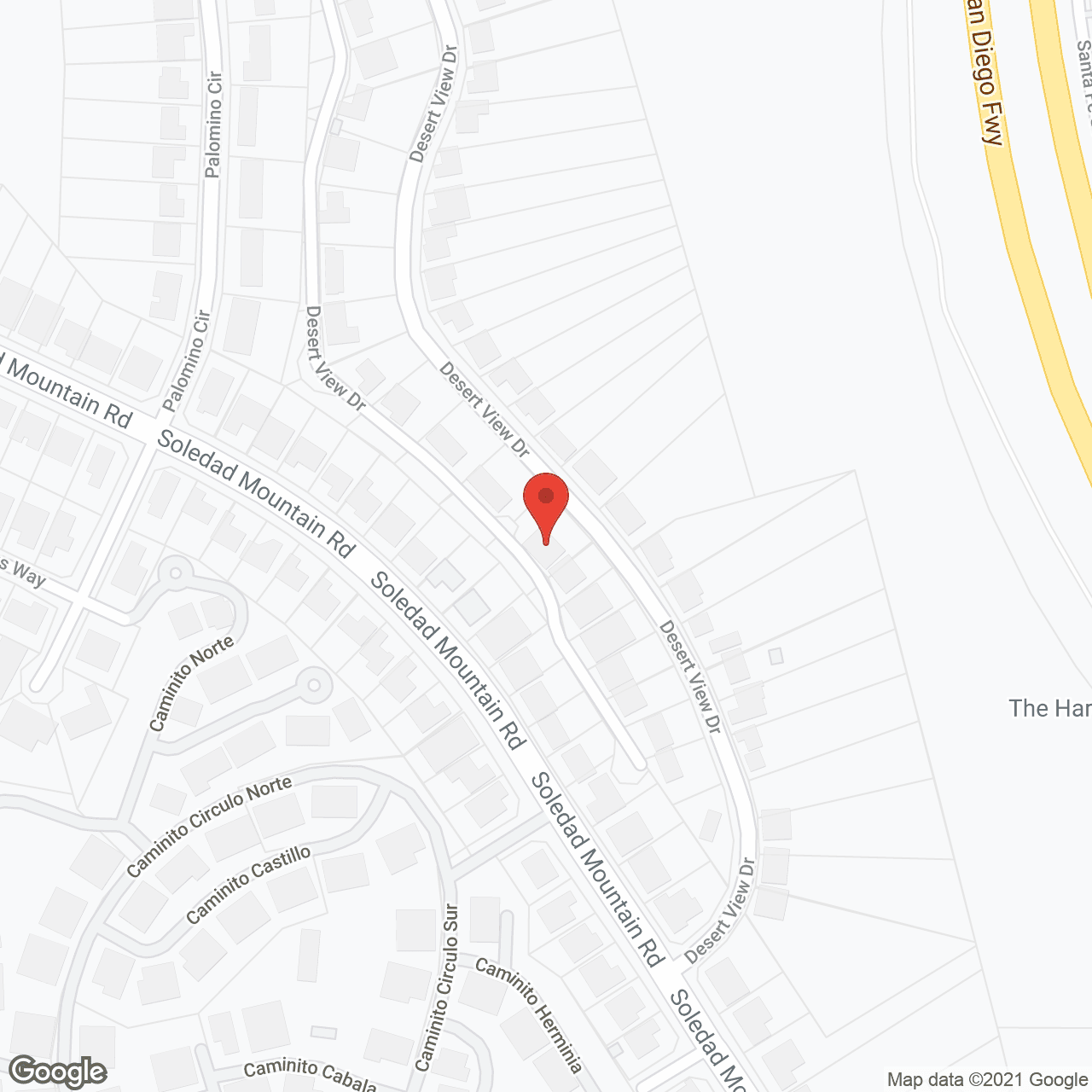 La Jolla Vista in google map
