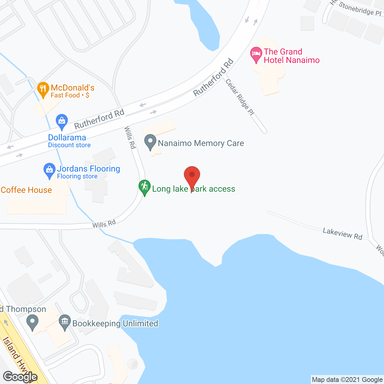 Avenir Memory Care at Nanaimo in google map