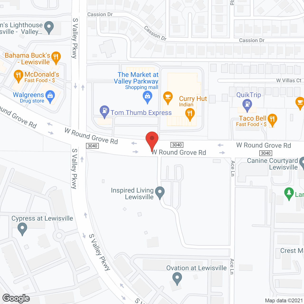 The Pearl Senior Living in google map