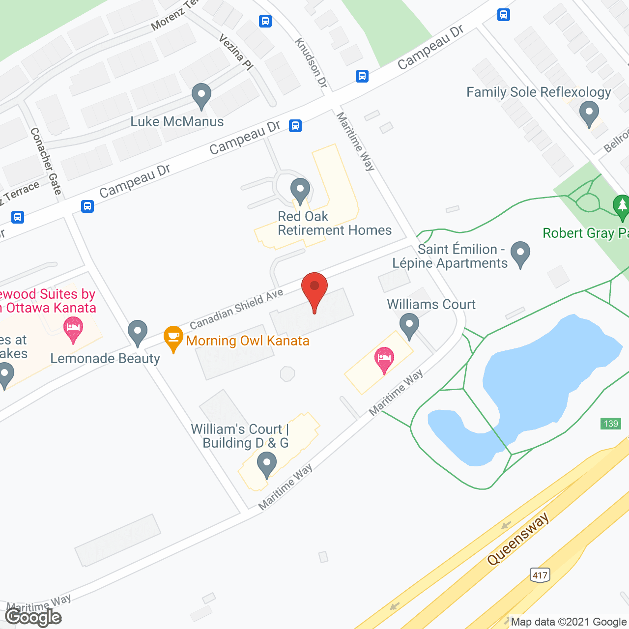 William's Court Building B in google map
