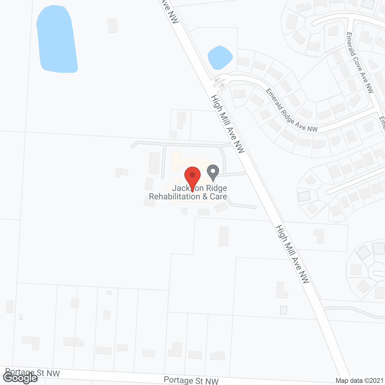 Jackson Ridge in google map