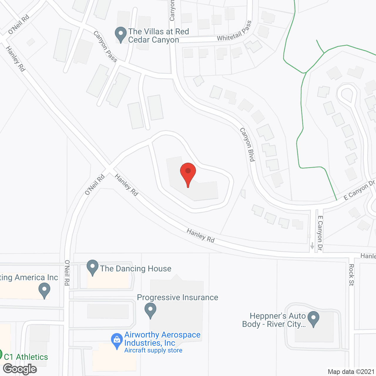Red Cedar Canyon Assisted Living in google map