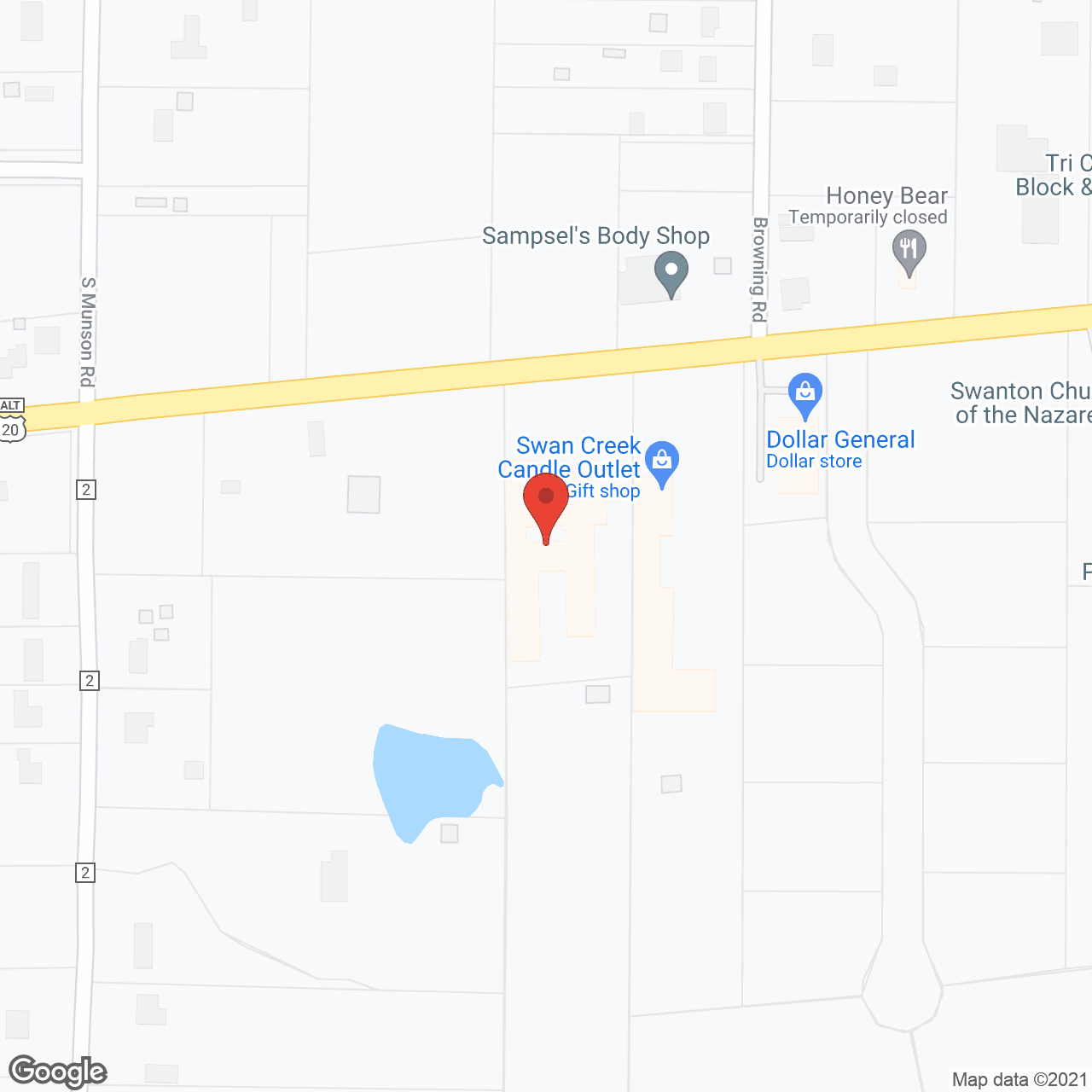 Swanton Valley Care and Rehabilitation Center in google map