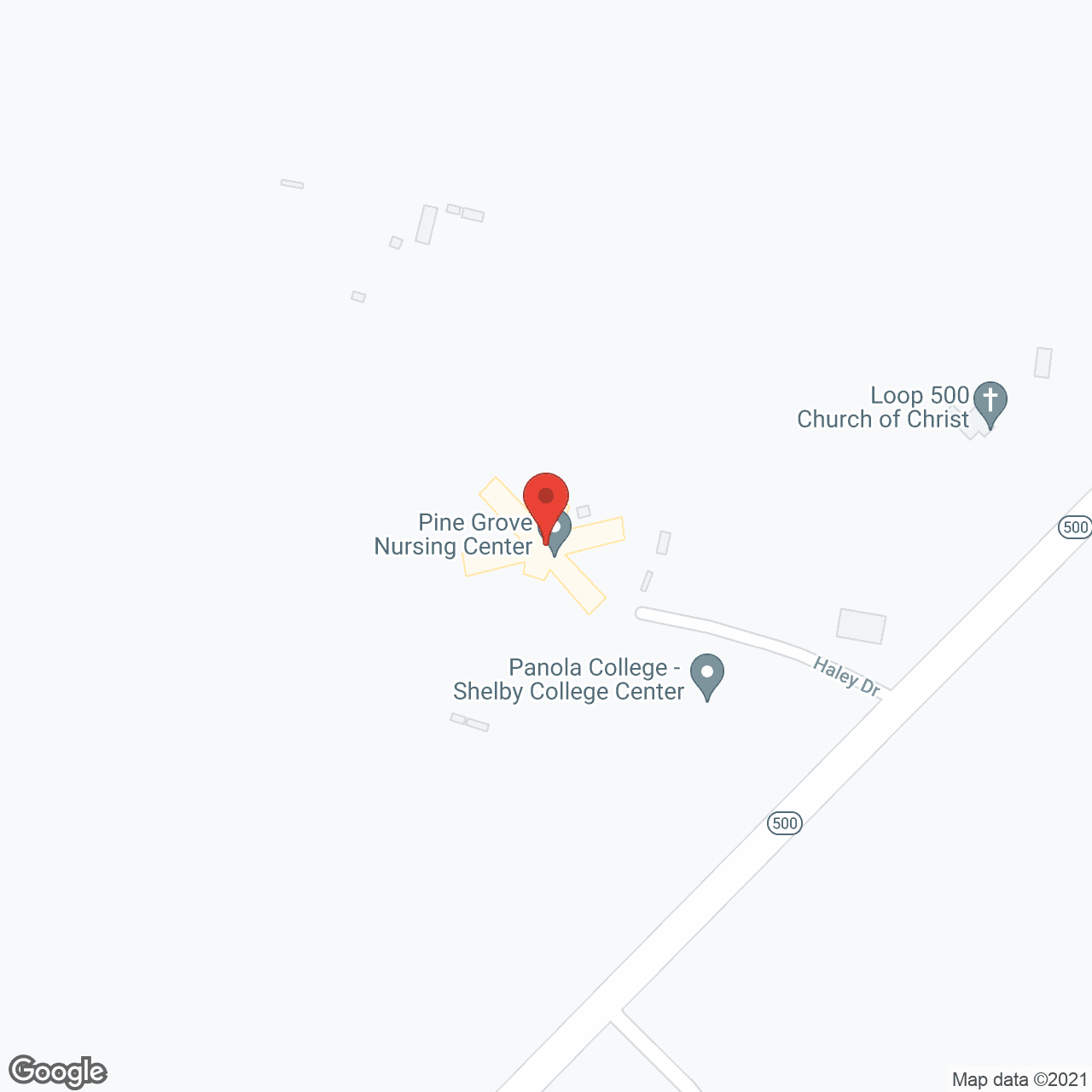 Pine Grove Nursing Center in google map