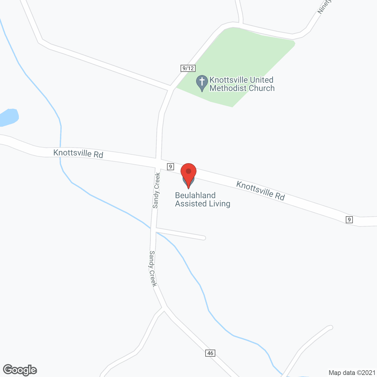 Beulahland Assisted Living in google map