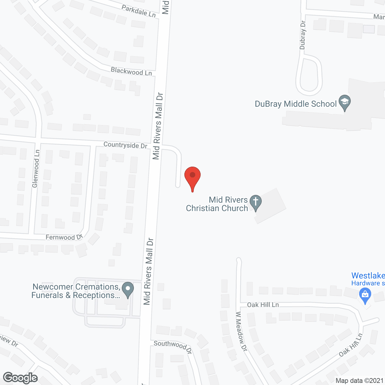 Glenfield Memory Care Homes in google map