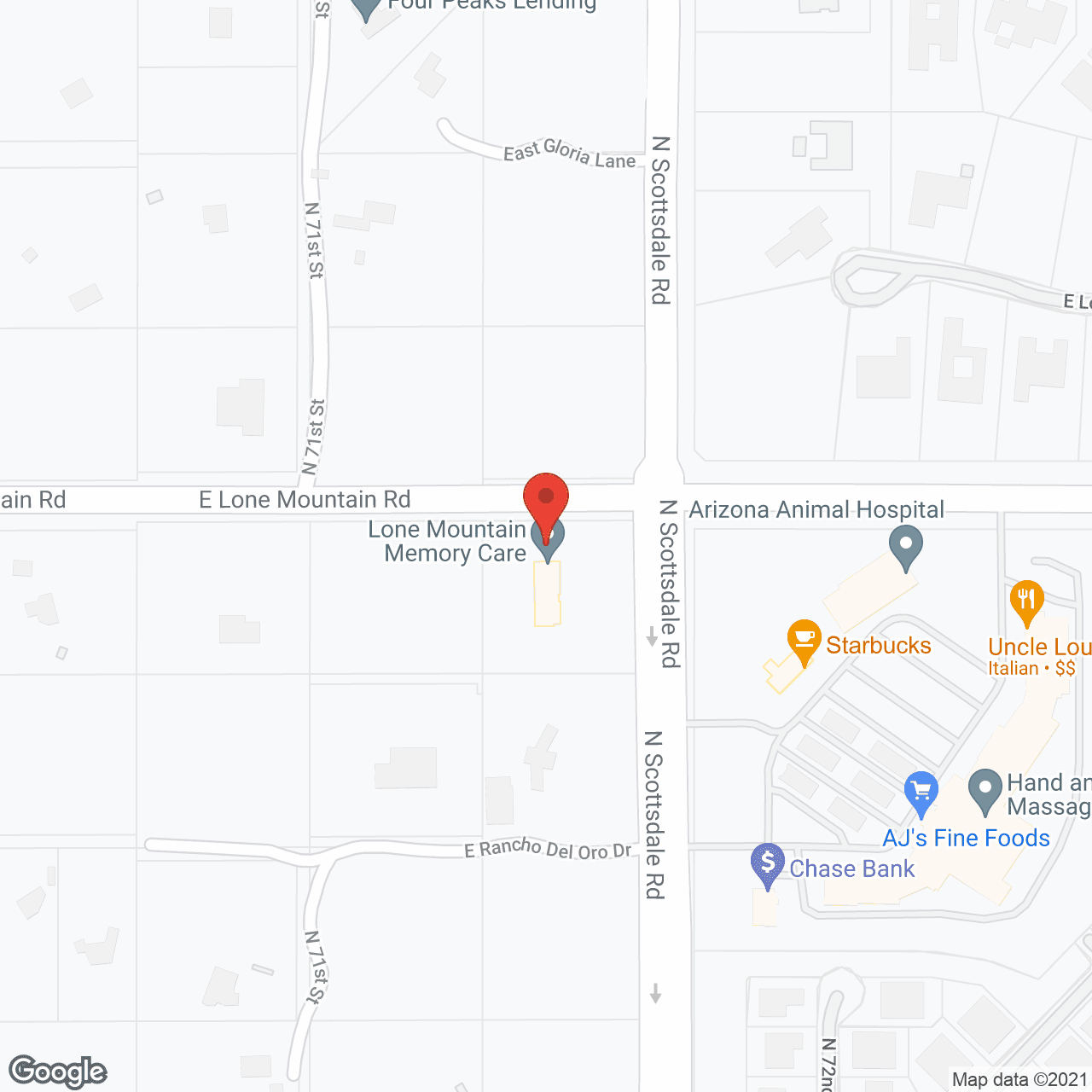 Lone Mountain Memory Care in google map