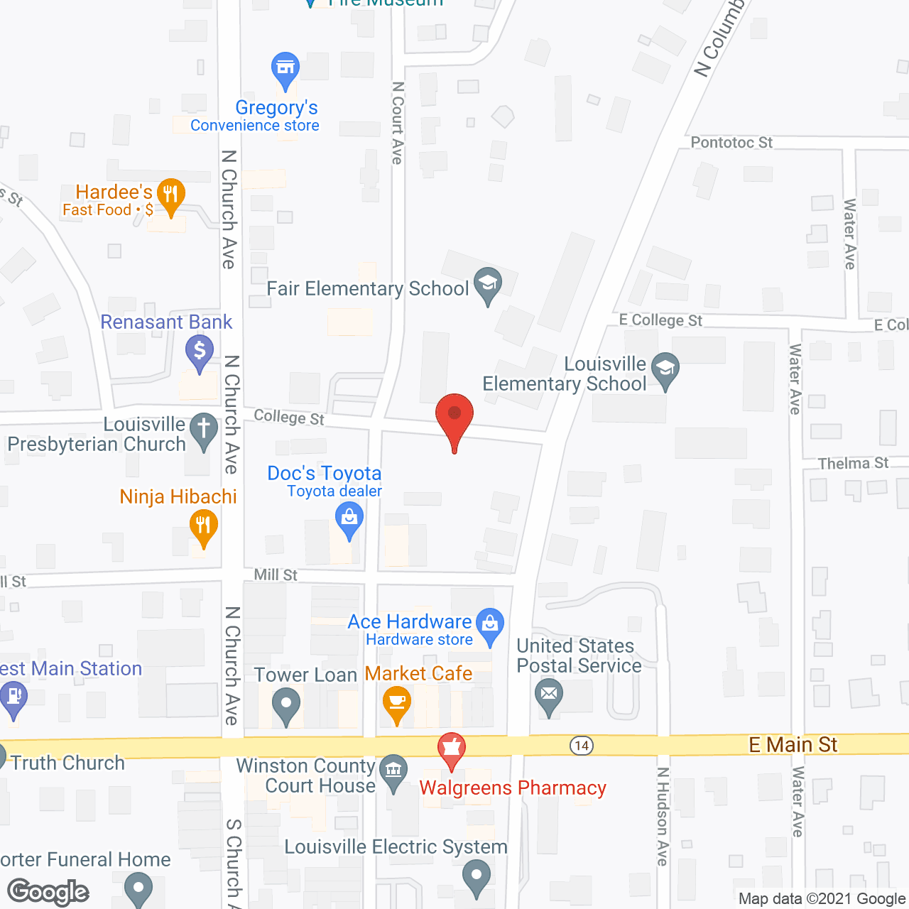 Atwood Personal Care Home- Noxapater in google map
