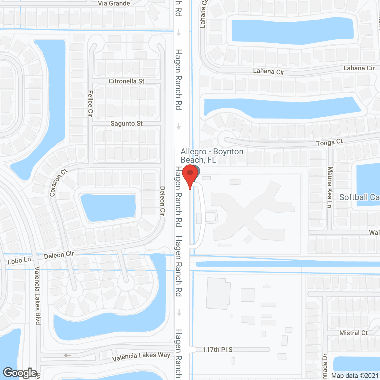 The Allegro At Boynton Beach LLC in google map