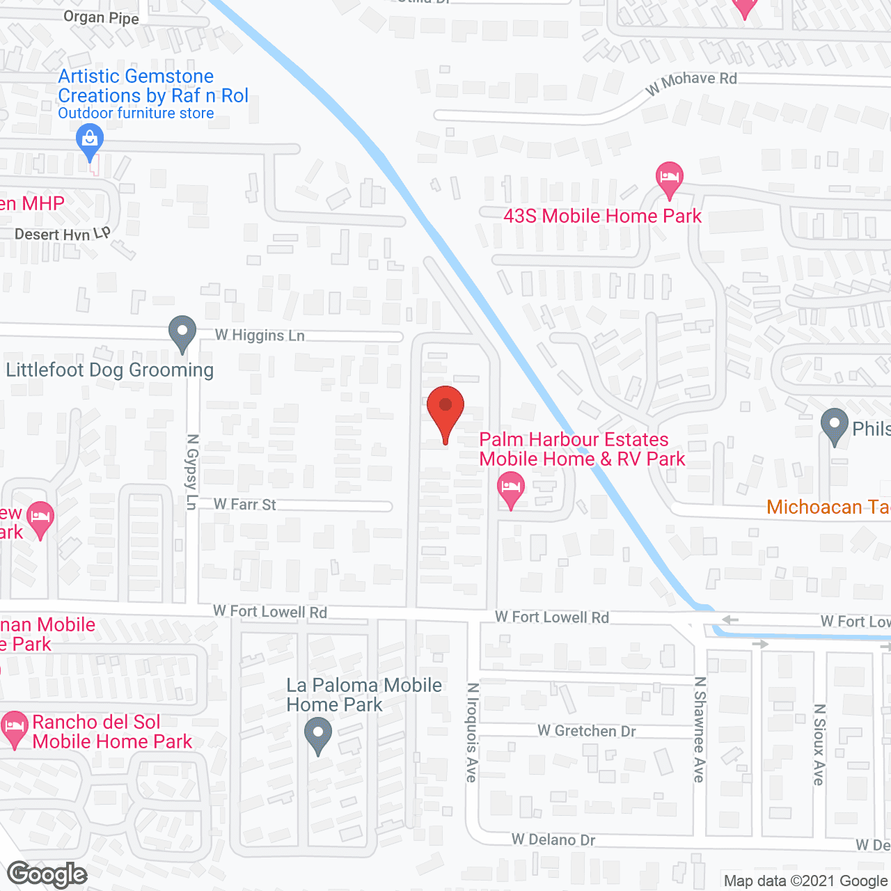 Carlton Village in google map