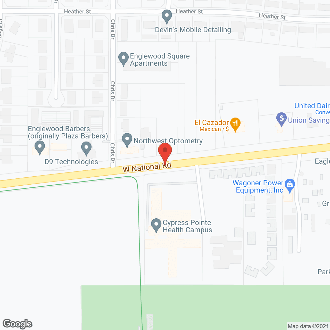 Cypress Pointe Health Campus in google map