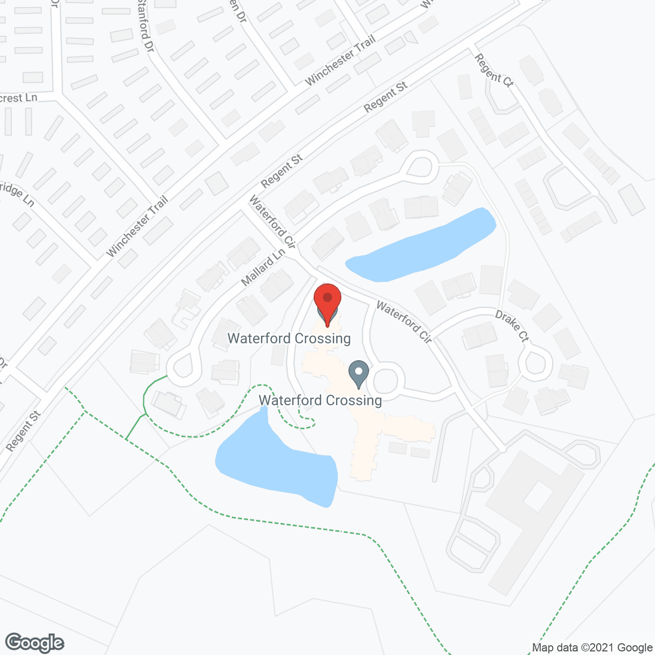 Waterford Crossing in google map