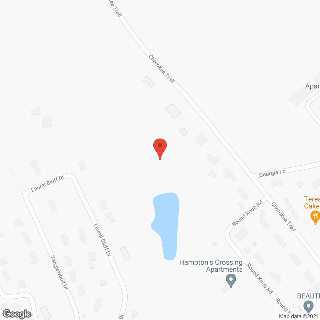 Hamptons Crossing in google map