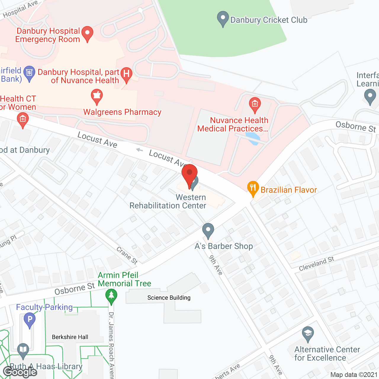 Western Rehabilitation Care Center in google map