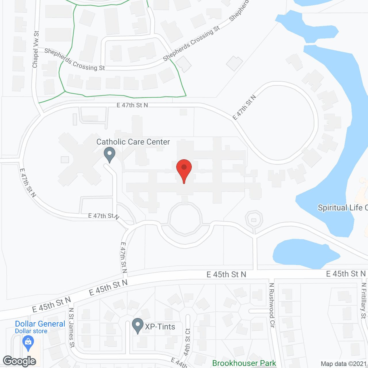 Catholic Care Community in google map