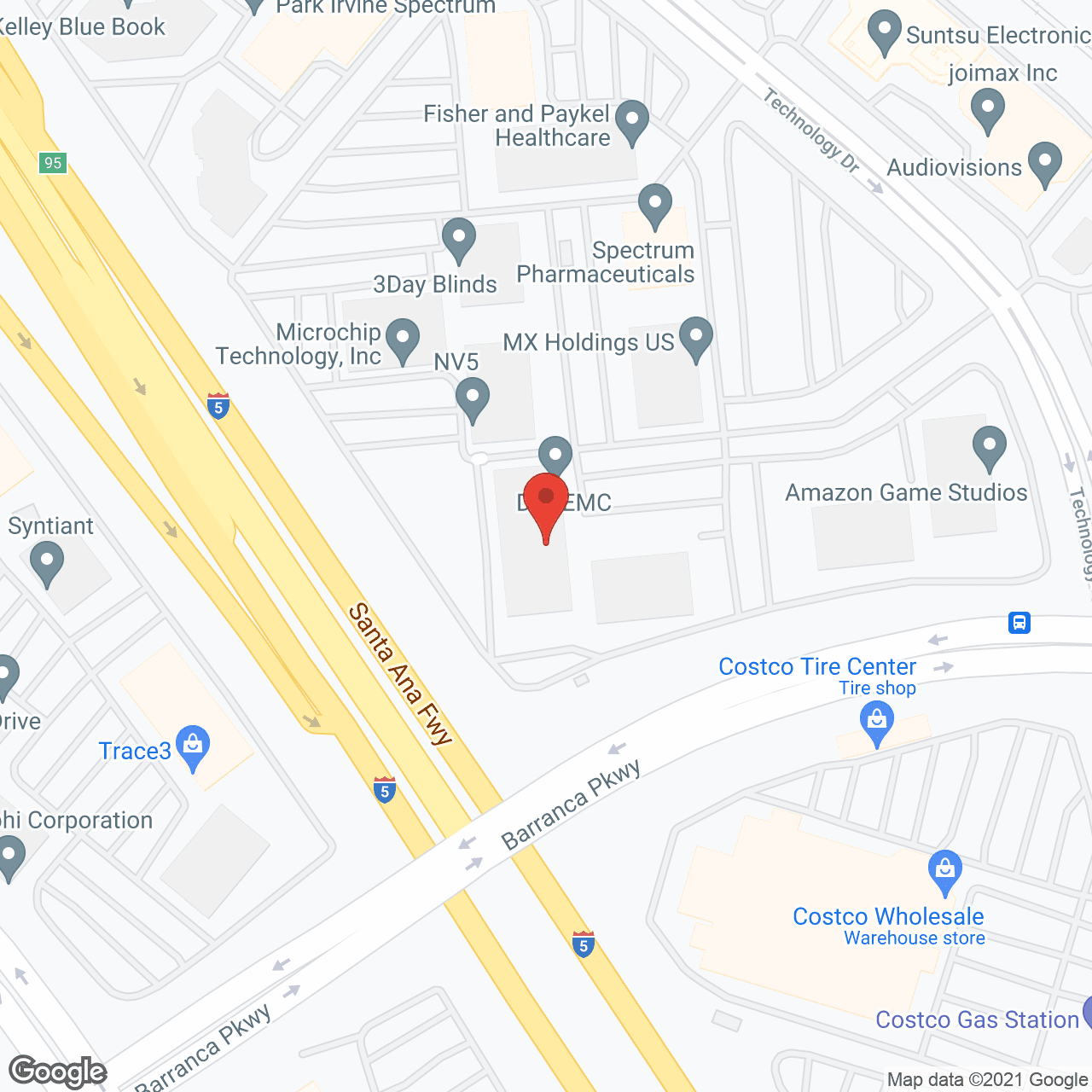 Accent Care - Irvine in google map