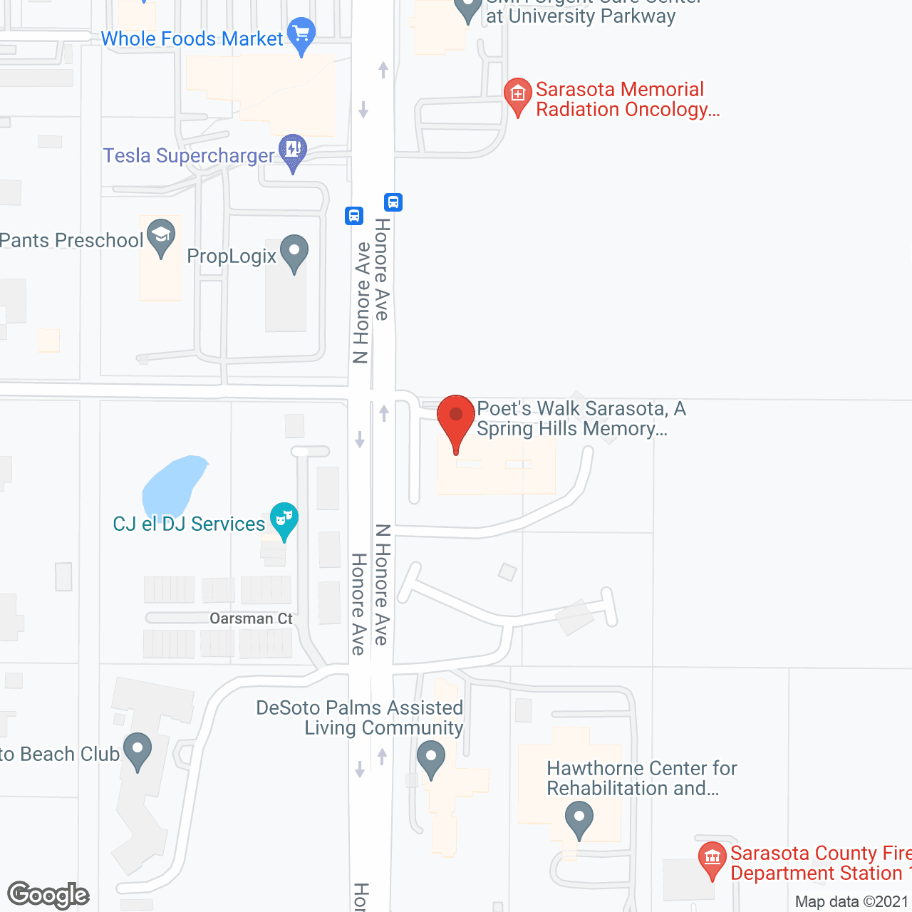 Morningside House of Sarasota in google map