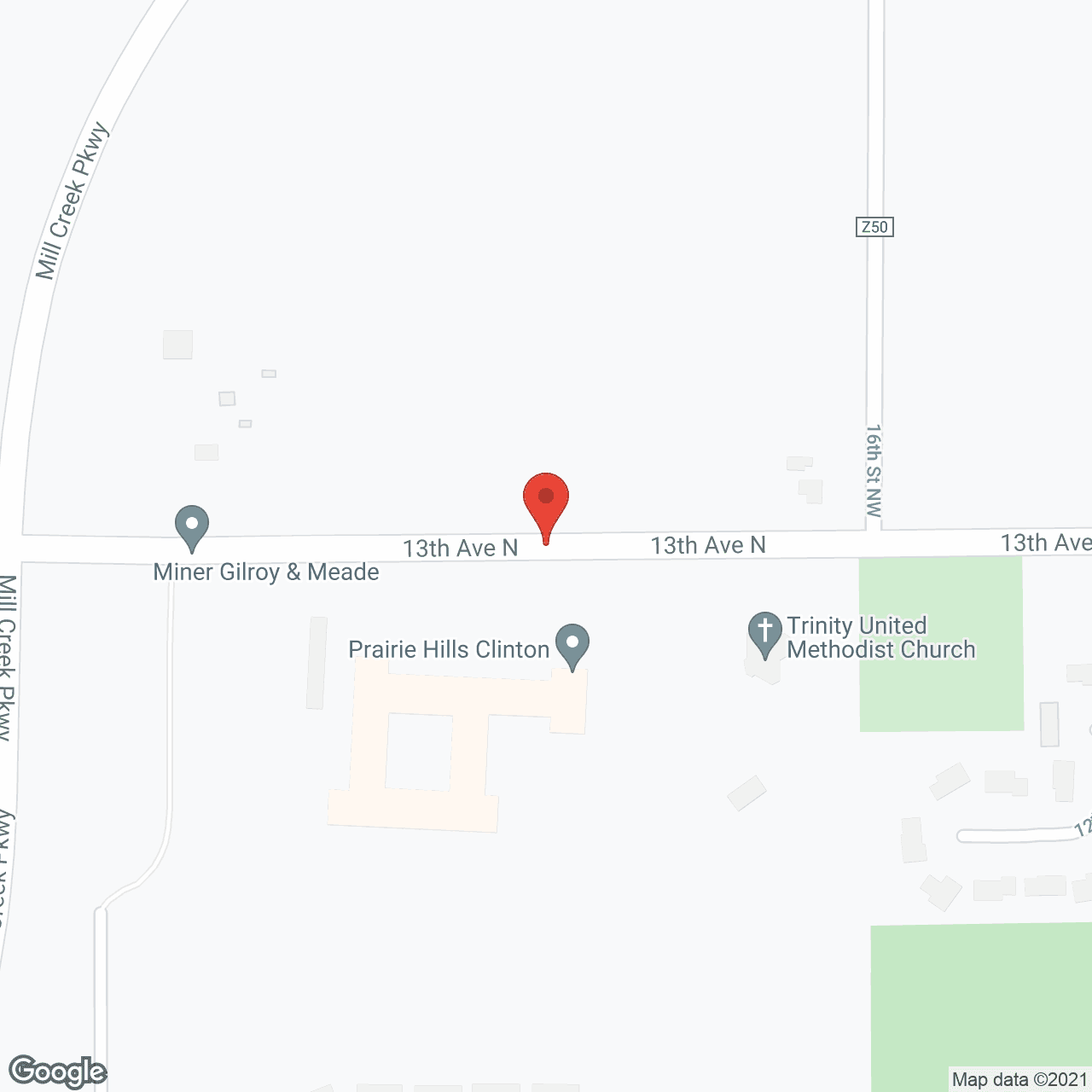 Addington Place of Clinton in google map