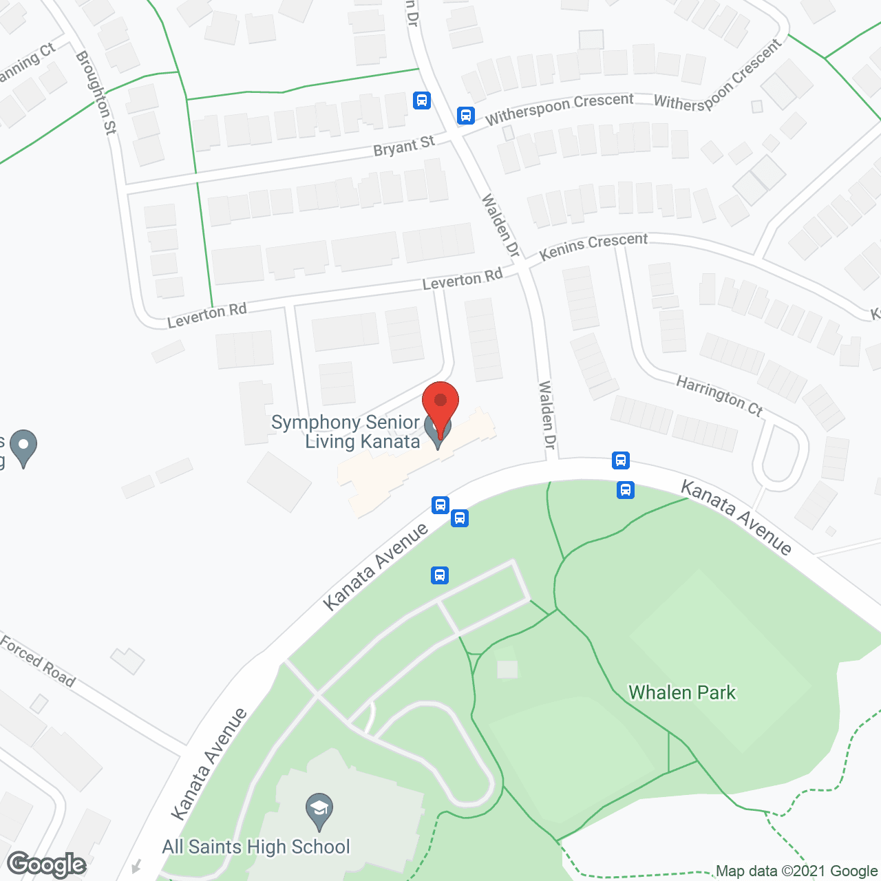 Symphony Senior Living Kanata in google map