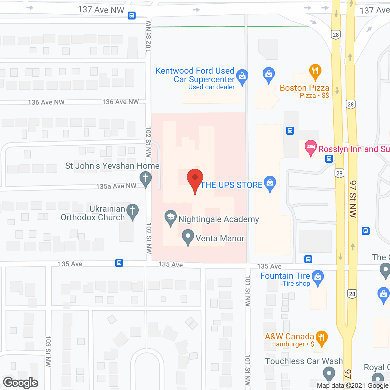Venta Care Centre in google map
