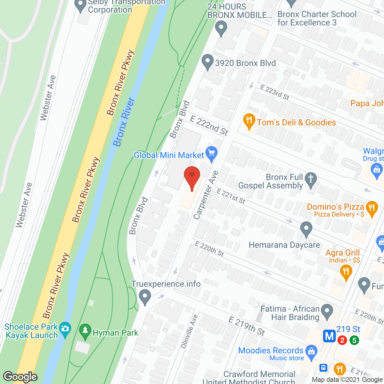 Bronx Park Rehabilitation & Nursing Center in google map