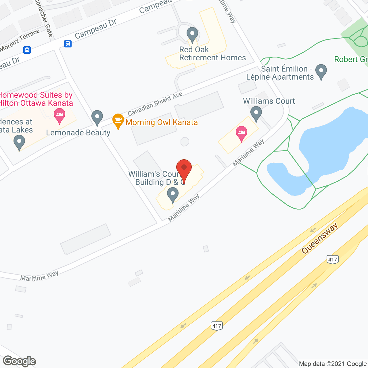 William's Court Building D in google map