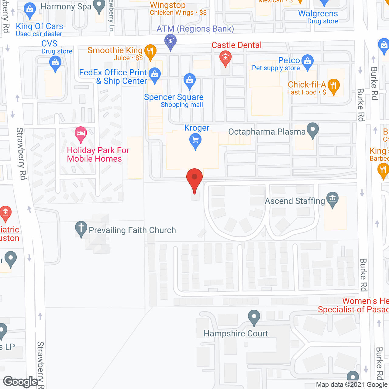 Villa Rose Senior Housing in google map