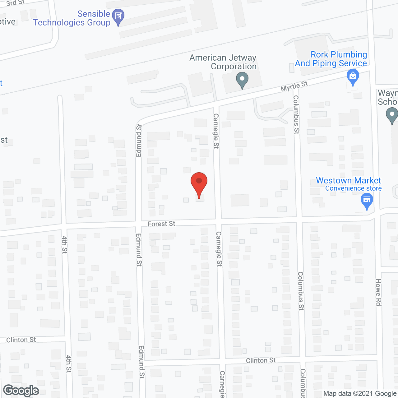 Carnegie Home in google map