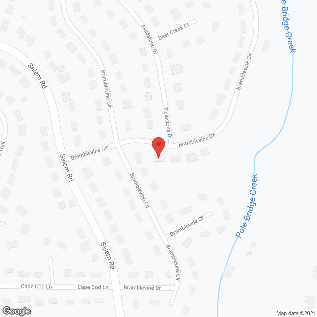 B and A Personal Care Home in google map